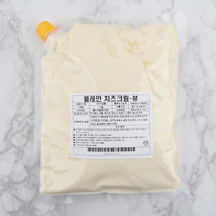 [오늘출발🚚] 조흥 플레인 크림치즈M 1kg 치즈소스 크림
