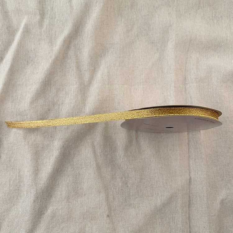 [오늘출발🚚] 금사리본 금 리본 끈 8mm