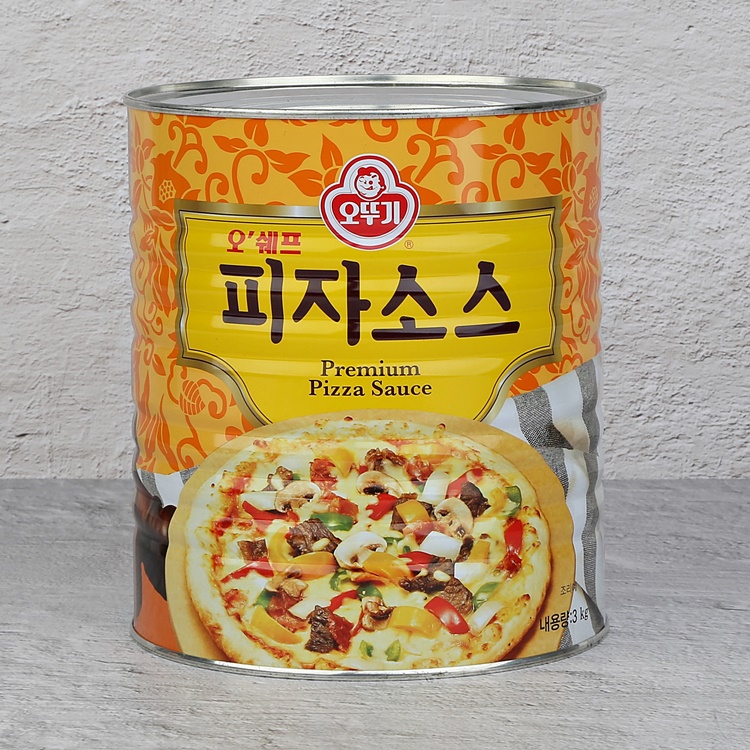 [오늘출발🚚] 오쉐프 오뚜기 피자소스 3kg/업소용/피자재료/베이스/토스트/또띠아